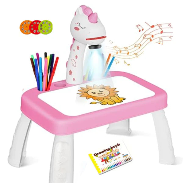 Kids Drawing Projector Table