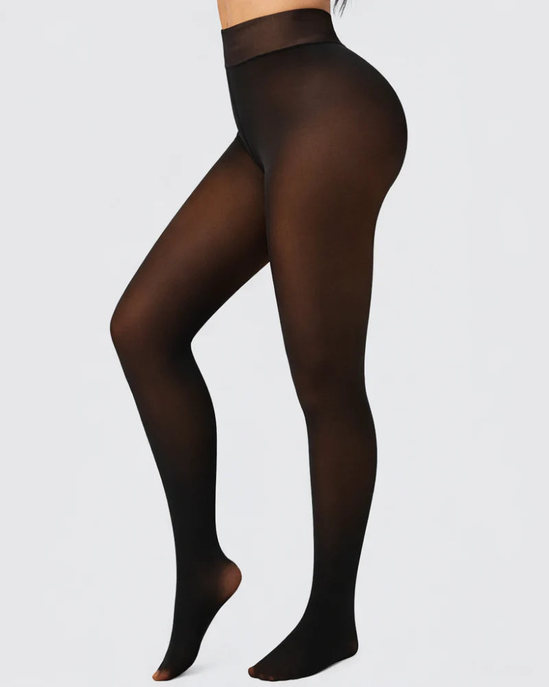 Translucent Fleece Lined Tights