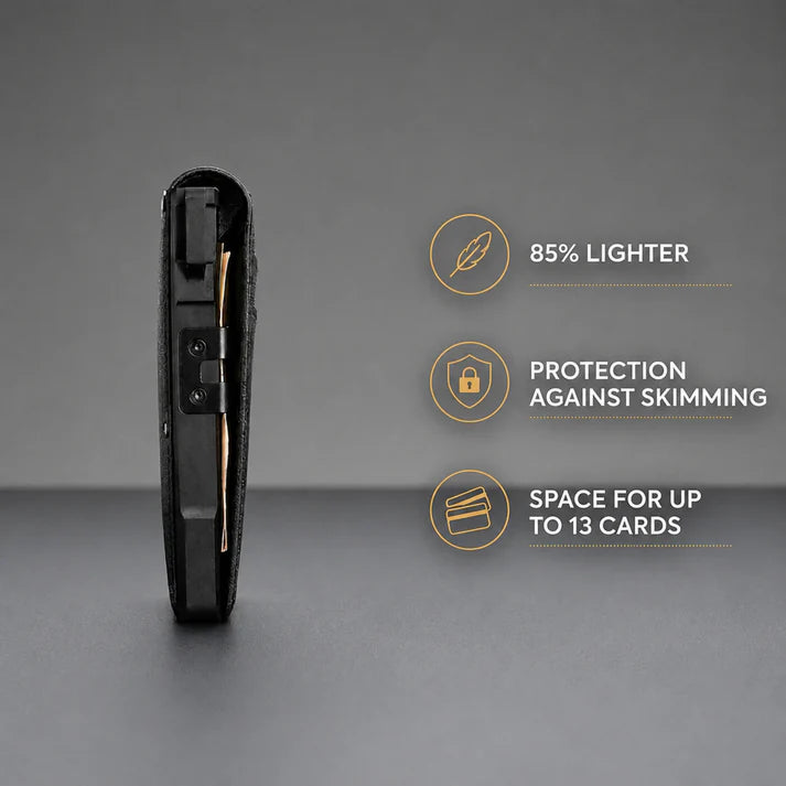 SlimVault™ RFID Minimalist Metal Wallet