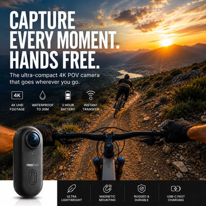 RideGuard 4K Body Camera