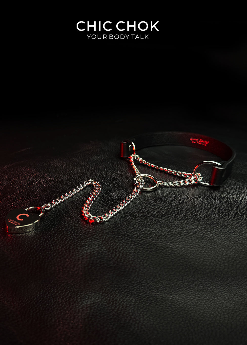 Necklace Choker versatile wear(With love lock)