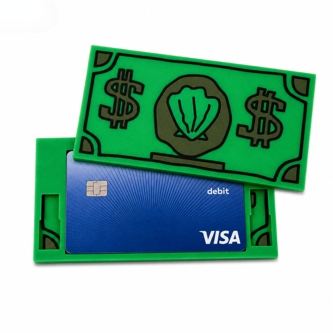 Seashell NFC Card Holder for Contactless Payments