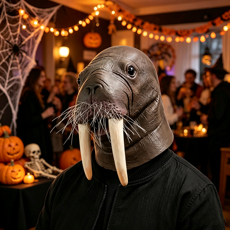 TuskTastic Realistic Walrus Mask