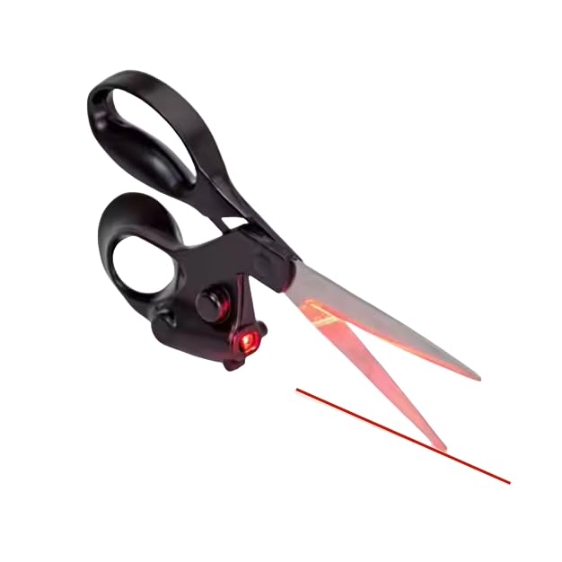 Professional Laser Guided Scissors - for Fabric, Paper, Crafts