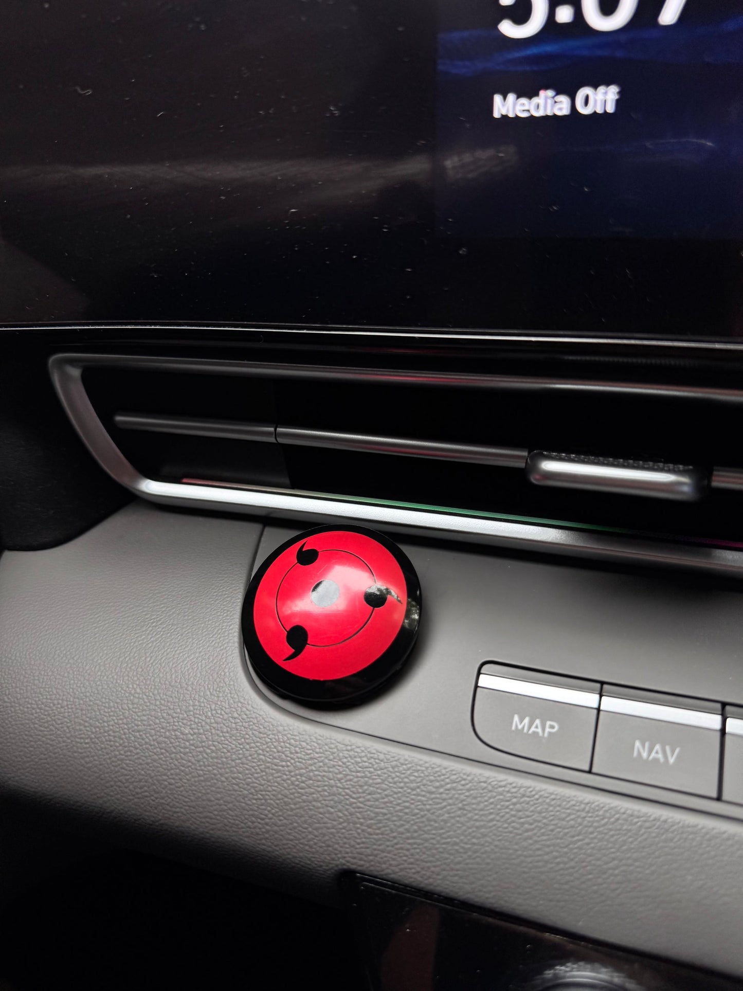 Cute Push-Start Button Cover – Car Ignition Protector