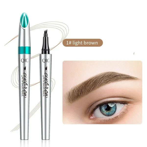 🔥2023 Hot Sale🔥3D Waterproof Microblading Eyebrow Pen 4 Fork Tip Tattoo Pencil