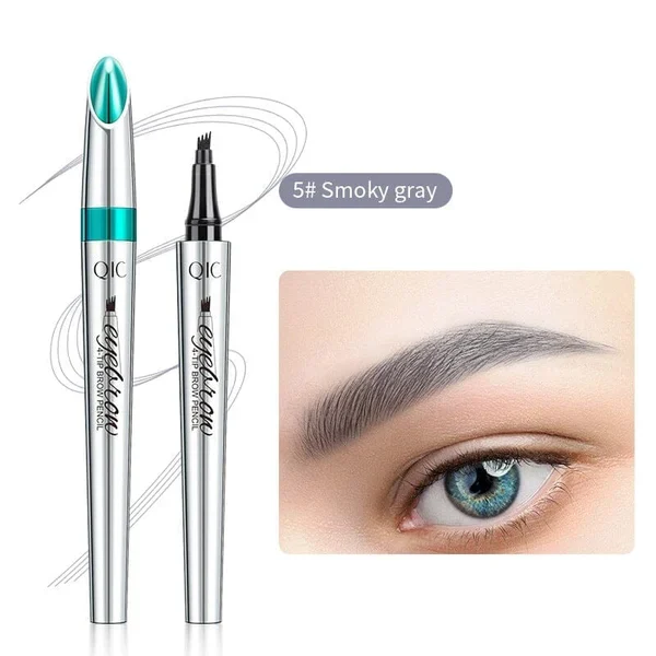 🔥2023 Hot Sale🔥3D Waterproof Microblading Eyebrow Pen 4 Fork Tip Tattoo Pencil