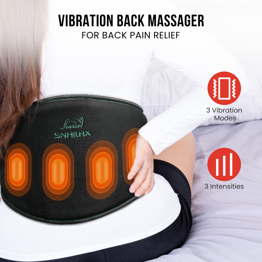 Vibration Massage Belt for Back Pain Relief with Heat