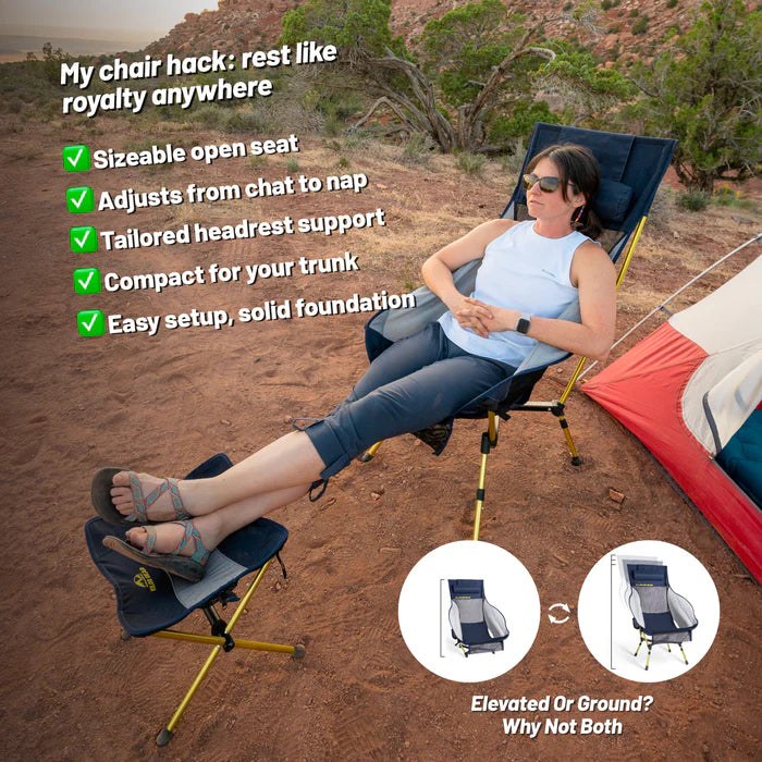 Adjustable High-Back Camping Chair