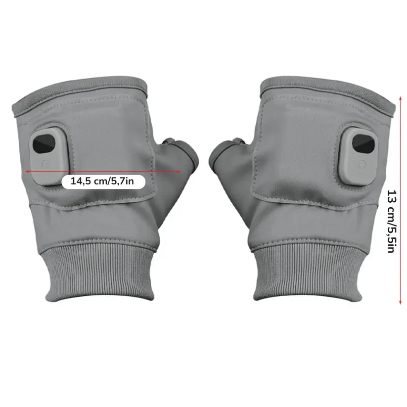 HeatGrip Pro Gloves – Rechargeable Heated Winter Gloves for Outdoor Work, Skiing, Cycling & Cold Weather