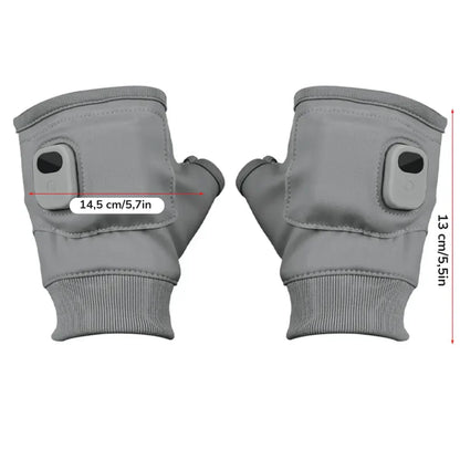 HeatGrip Pro Gloves – Rechargeable Heated Winter Gloves for Outdoor Work, Skiing, Cycling & Cold Weather