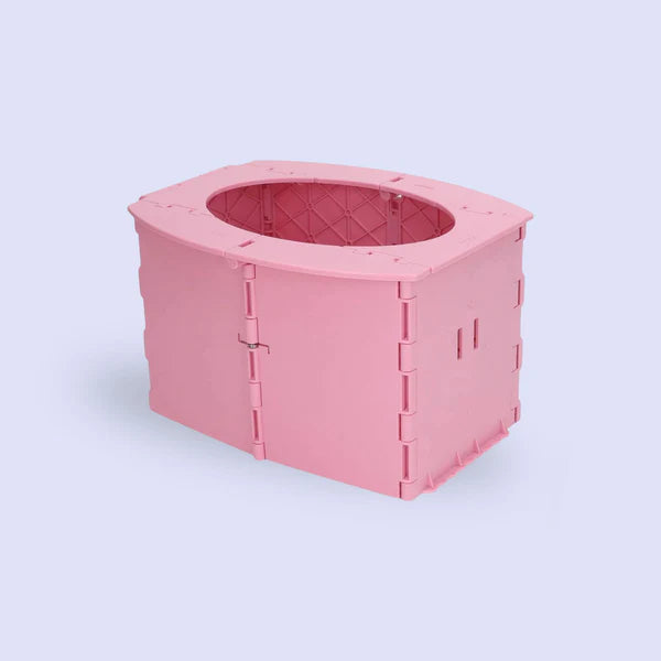 Portable Foldable Toddler Potty Seat – Travel Emergency Toilet for Kids (Pink)