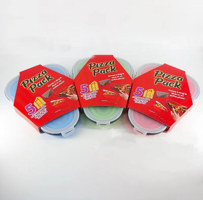 Silicone Folding Adjustable Triangular Pizza Box