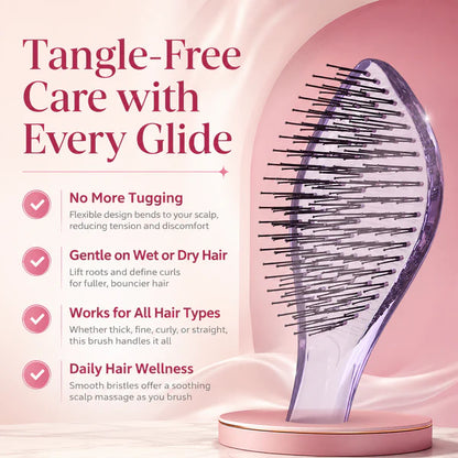 Smooth Glide Detangling Hair Brush