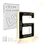 SolarGlow LED House Numbers – Waterproof Backlit Address Sign for Outdoor Use
