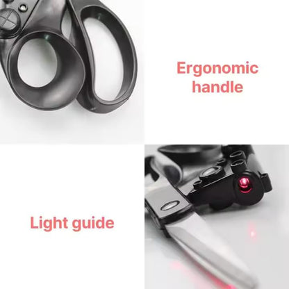 Professional Laser Guided Scissors - for Fabric, Paper, Crafts