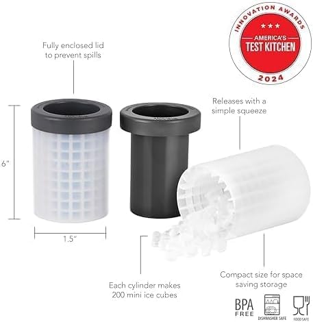 ChillPop™ Squeeze & Release Mini Ice Maker (2-Pack)