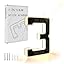SolarGlow LED House Numbers – Waterproof Backlit Address Sign for Outdoor Use