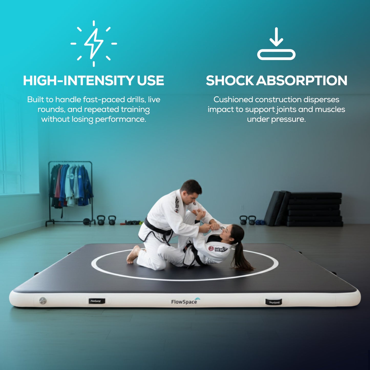 🥋 Ultimate Inflatable Grappling Mat