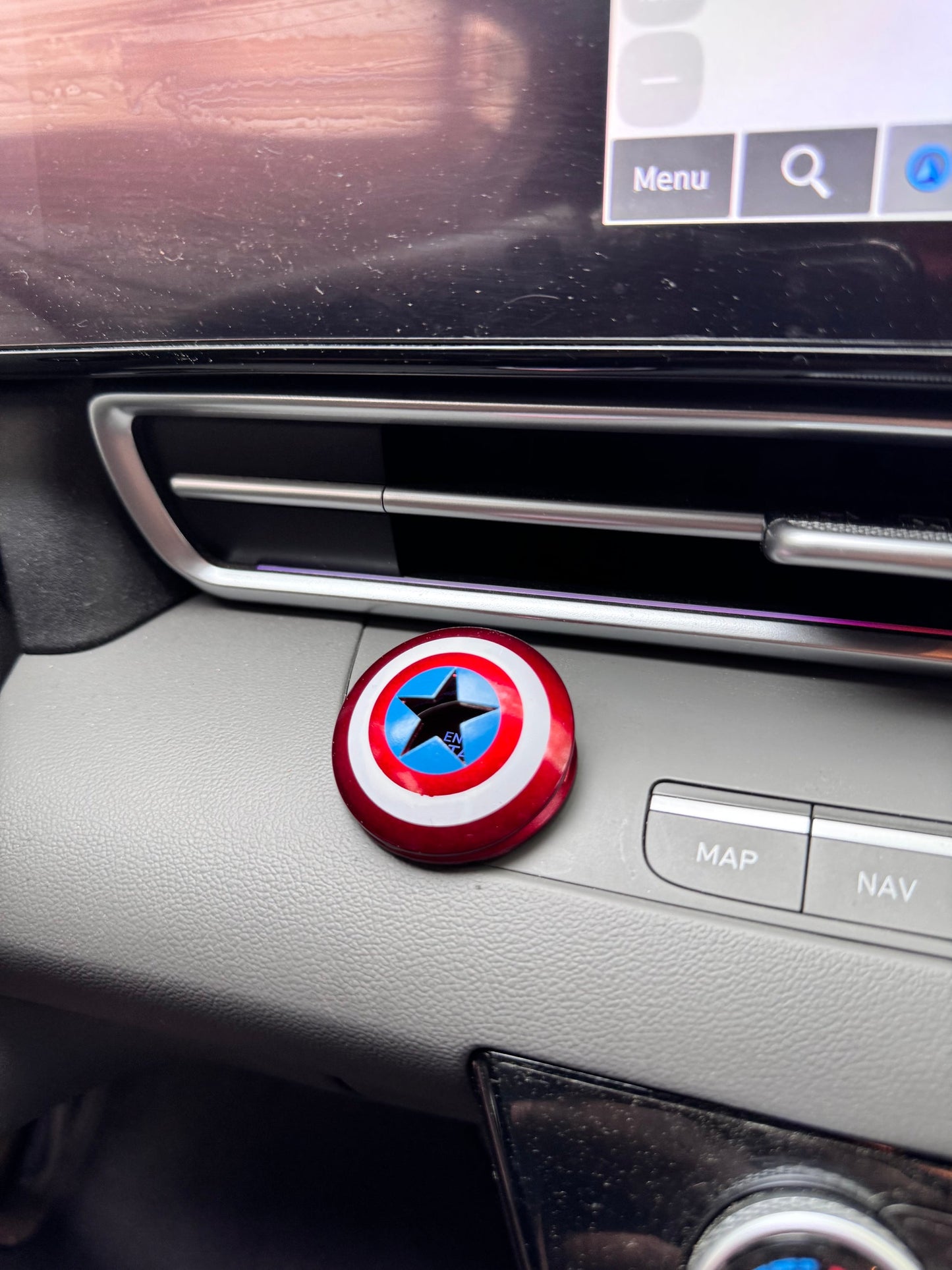 Cute Push-Start Button Cover – Car Ignition Protector