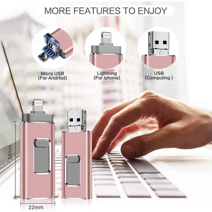 🔥4 In 1 High Speed USB Multi Drive Flash Drive⚡️-Buy 2 Get Extra 50 % OFF👍