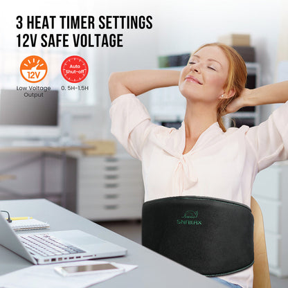 Vibration Massage Belt for Back Pain Relief with Heat