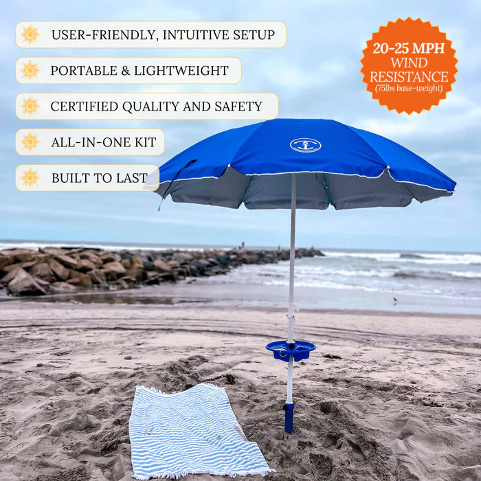 Classic Beach Umbrella System