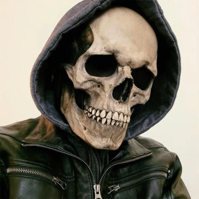 SkullMask™ Full Head Skull Mask with Movable Jaw