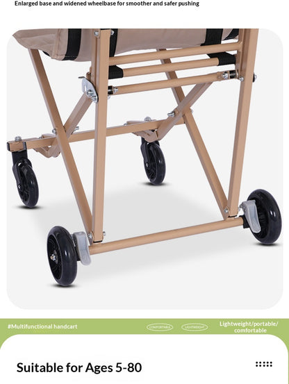 Portable Folding Multifunctional Pushcart For Travel