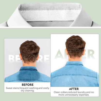 2 Rolls Sweat Pads Collar Protectors