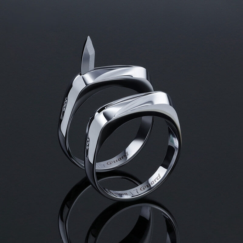 Invisible Titanium Self Defense Micro Knife Ring