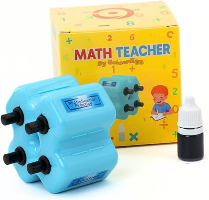 Math Teacher 4-in-1 Math Roller Stamp