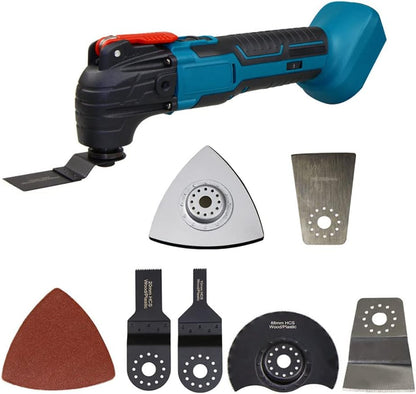 Cordless Electric Oscillating Tool – Lithium-Ion Multifunctional Renovation Tool, 6-Speed Adjustable Control, 4° Swing Angle
