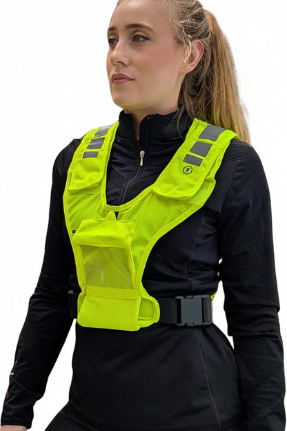 Hi-Vis Outdoor Utility Vest with Phone Pocket
