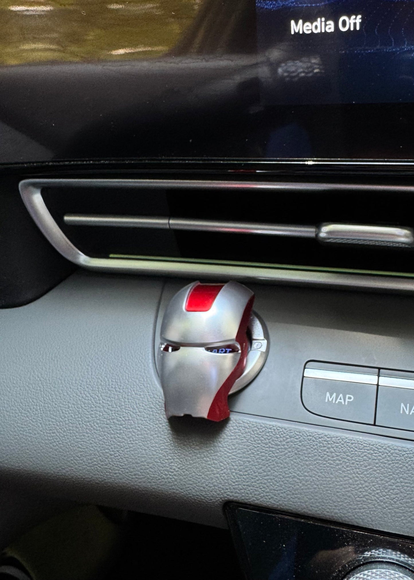 Cute Push-Start Button Cover – Car Ignition Protector