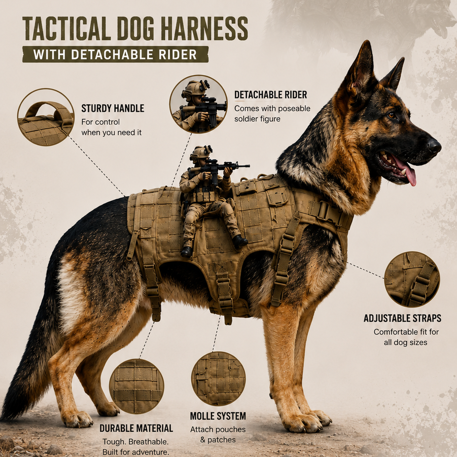 PupTrooper Rider Dog Costume