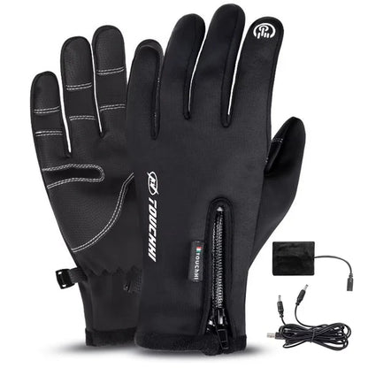 Waterproof Heated Winter Gloves