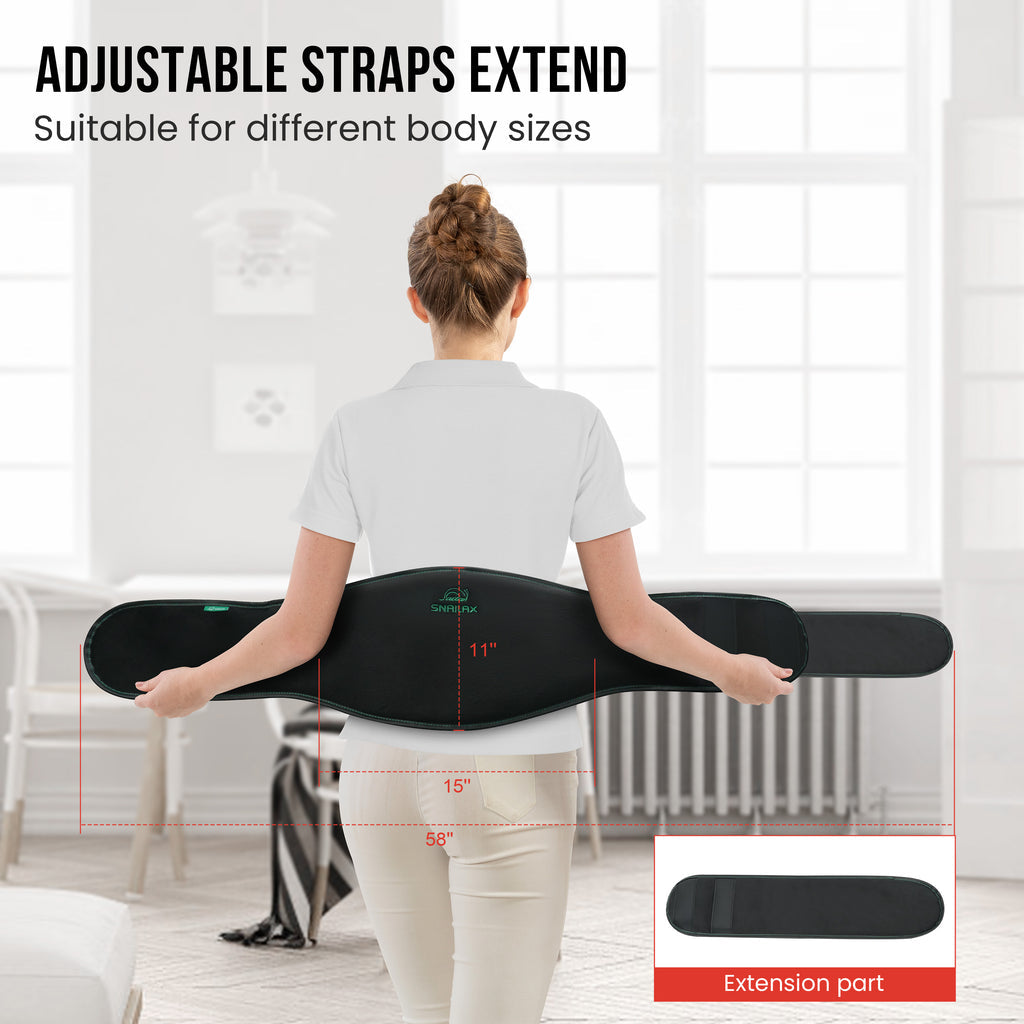 Vibration Massage Belt for Back Pain Relief with Heat