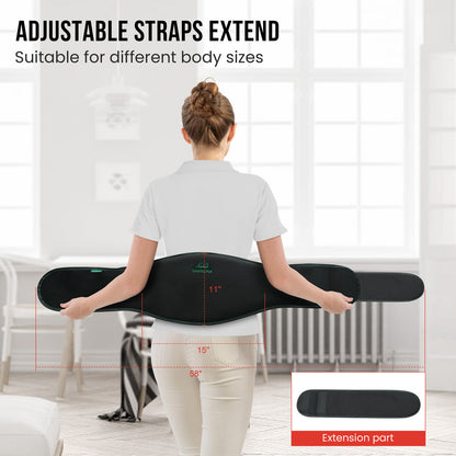 Vibration Massage Belt for Back Pain Relief with Heat