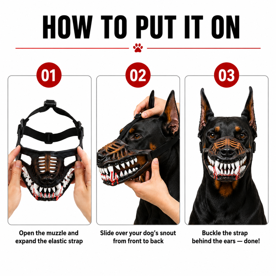 FangGuard™ Monster Dog Muzzle