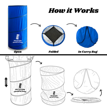 Portable Changing Room – Pop-Up Privacy Tent for Beach, Camping & Outdoor Changing