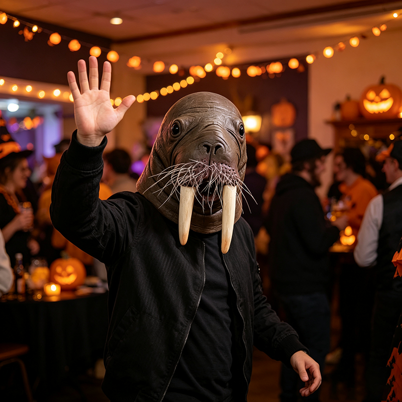 TuskTastic Realistic Walrus Mask