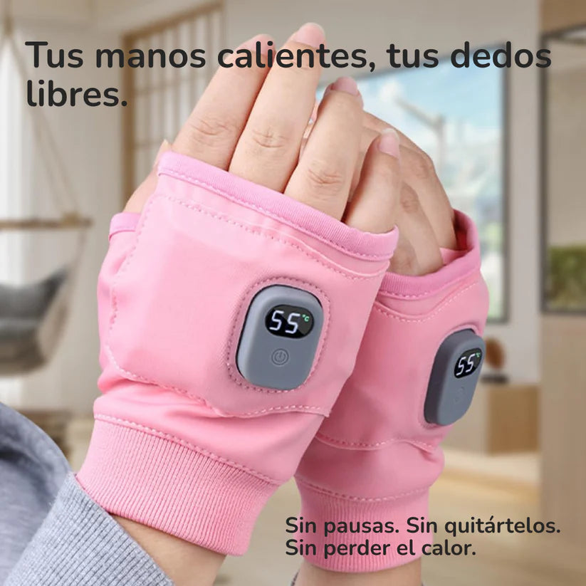 HeatGrip Pro Gloves – Rechargeable Heated Winter Gloves for Outdoor Work, Skiing, Cycling & Cold Weather