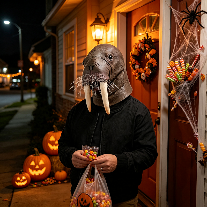 TuskTastic Realistic Walrus Mask