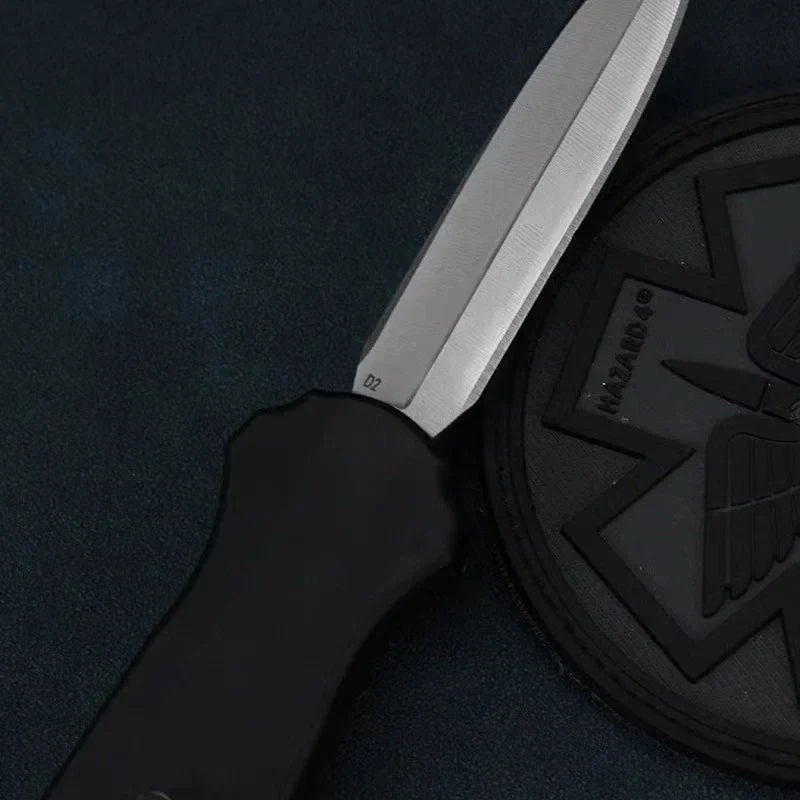 Outdoor knife portable zinc alloy tactical knife EDC folding self-defense knife