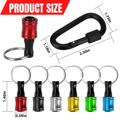 🔥1/4" Hexagonal screwdriver head bracket hiking buckle