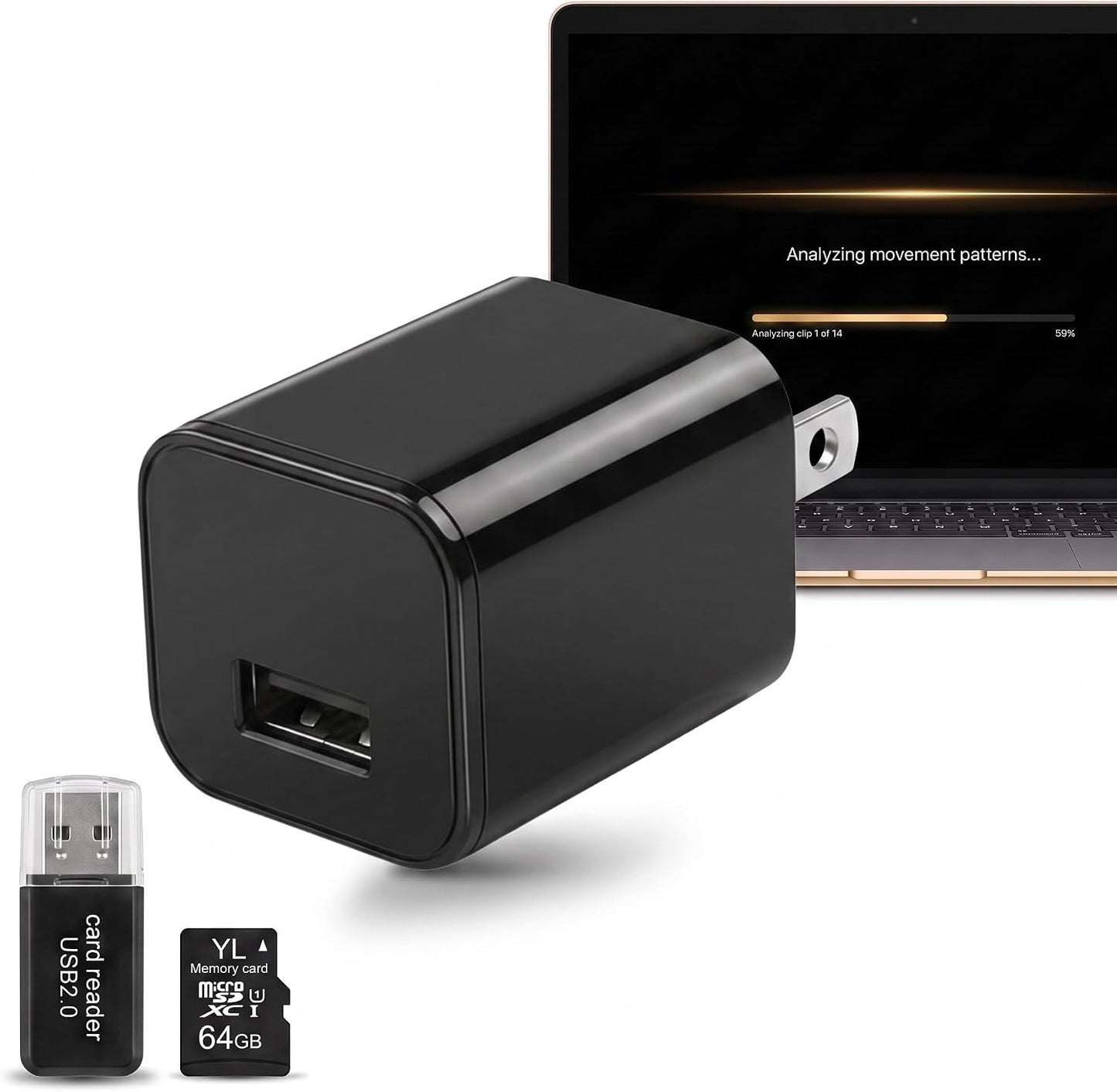 SecurePlug 1080P USB Charger Security Camera