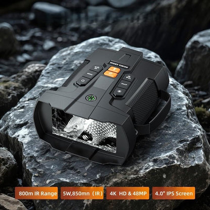 4K Night Vision Binoculars – 800m IR Range with 4.0" IPS Screen & 32GB Storage