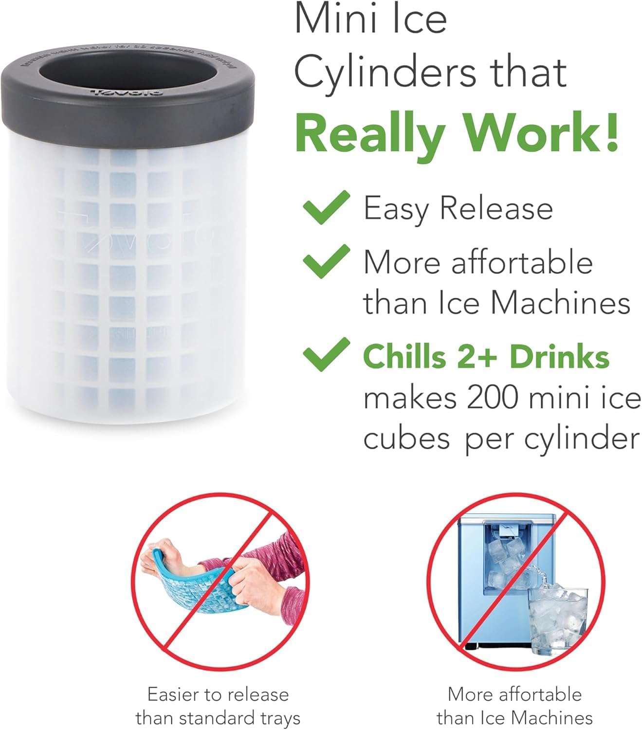 ChillPop™ Squeeze & Release Mini Ice Maker (2-Pack)