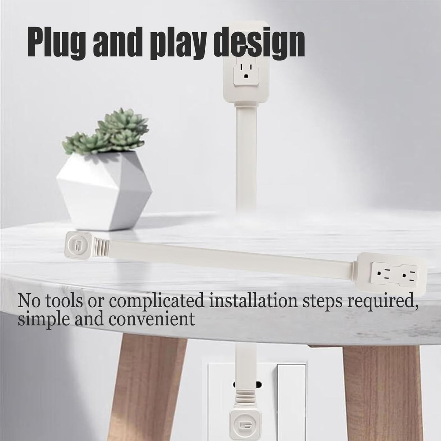 FlexCharge Rotating Outlet Extender